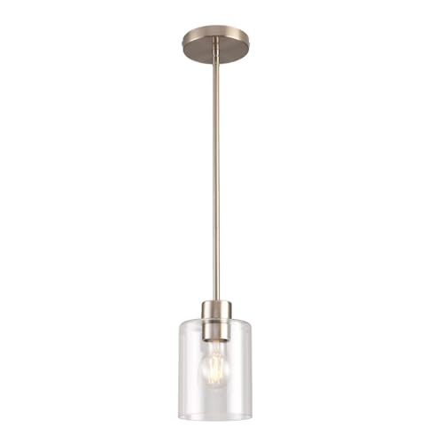 Brushed Nickel Pendant Lights,Modern Farmhouse Pendant...