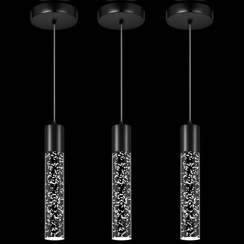 Esfos Pendant Lights Kitchen Island, 6500K Modern Brushed...