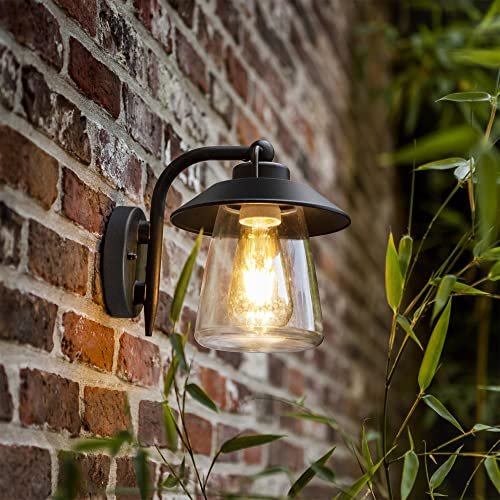 LUTEC Outdoor Indoor Wall Lantern, Farmhouse Barn Sconce...