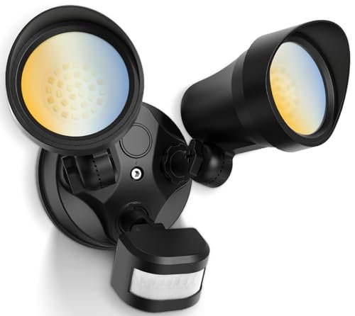 ALUSSO Motion Sensor Outdoor Lights, 30W 3500LM Security...