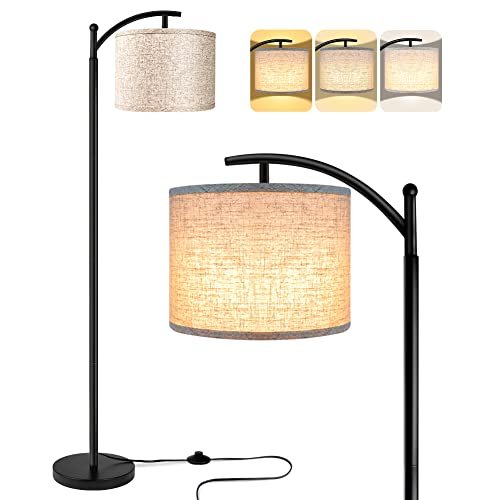 ROTTOGOON Floor Lamp for Living Room with 3 Color LED