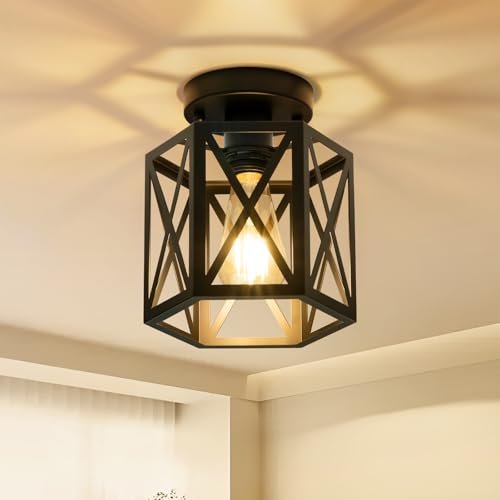 OTeedo Semi Flush Mount Ceiling Light for Hallways