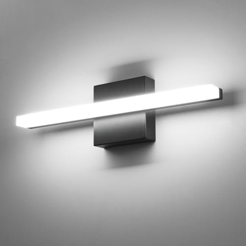 Combuh Black Bathroom Light Fixtures Over Mirror 9W LED...