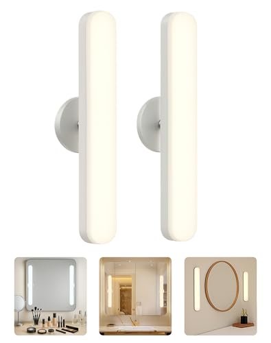 cambk Set of 2 Vanity Makeup Lights for Mirror