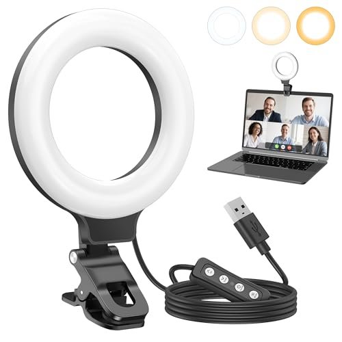Anautin Ring Light for Video Conference...