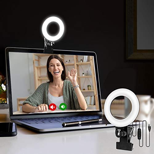 Cyezcor Video Conference Lighting Kit, Ring Light for...