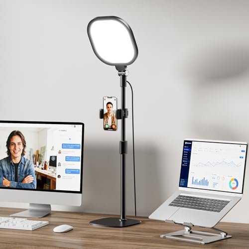LitONES Video Conference Lighting for Zoom with Stand, 30...