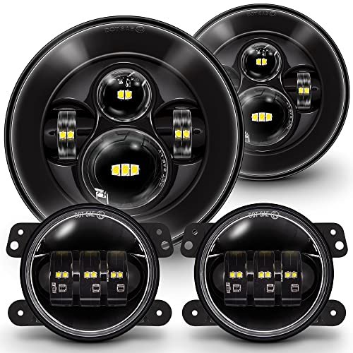 TRUE MODS 7 Inch LED Headlights & Fog Lights for