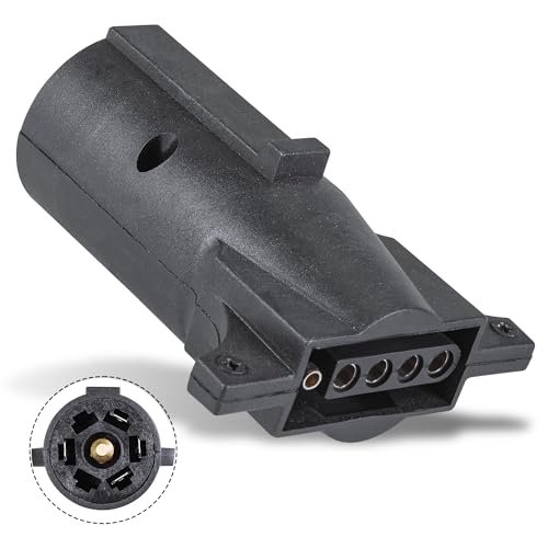 TRUE MODS 7-Way Blade to 5-Way Flat Trailer Adapter