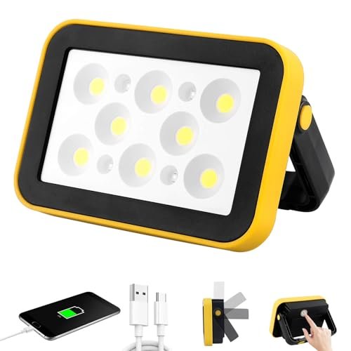 AUMIO USB Rechargeable Flood Light, COB Work Light