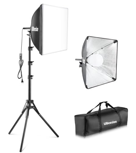 UBeesize Softbox Photography Lighting Kit, 16” x 16”...