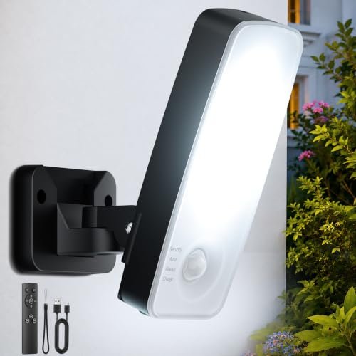 TANBABY Rechargeable Battery Outdoor Porch Light with...