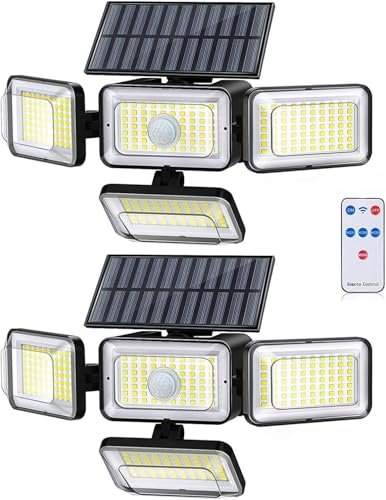 YSEAGA Solar Lights Outdoor Waterproof, 288 LED Motion...