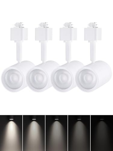 LEONLITE 4-Pack Studio Series 8.5W H Track Lighting Heads