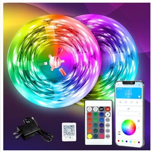 DAYBETTER LED Strip Lights 130ft Lights Strip RGB Decor