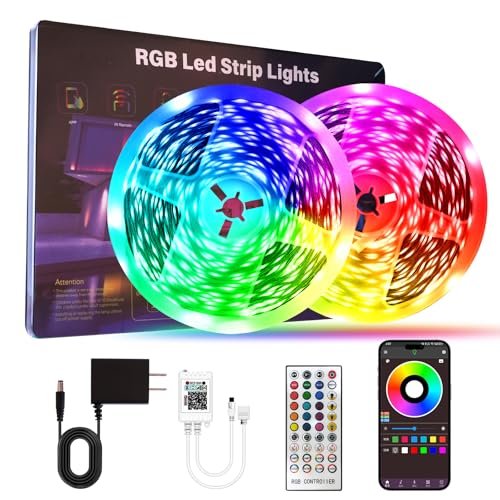 HBOWMDJIA Led Lights for Bedroom 200 FT RGB Color Changing